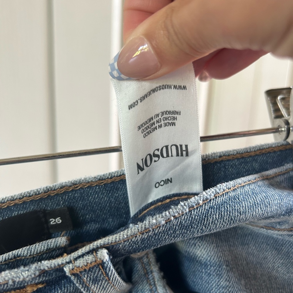 Hudson Jeans Classic Blue Denim - Picture 5 of 6